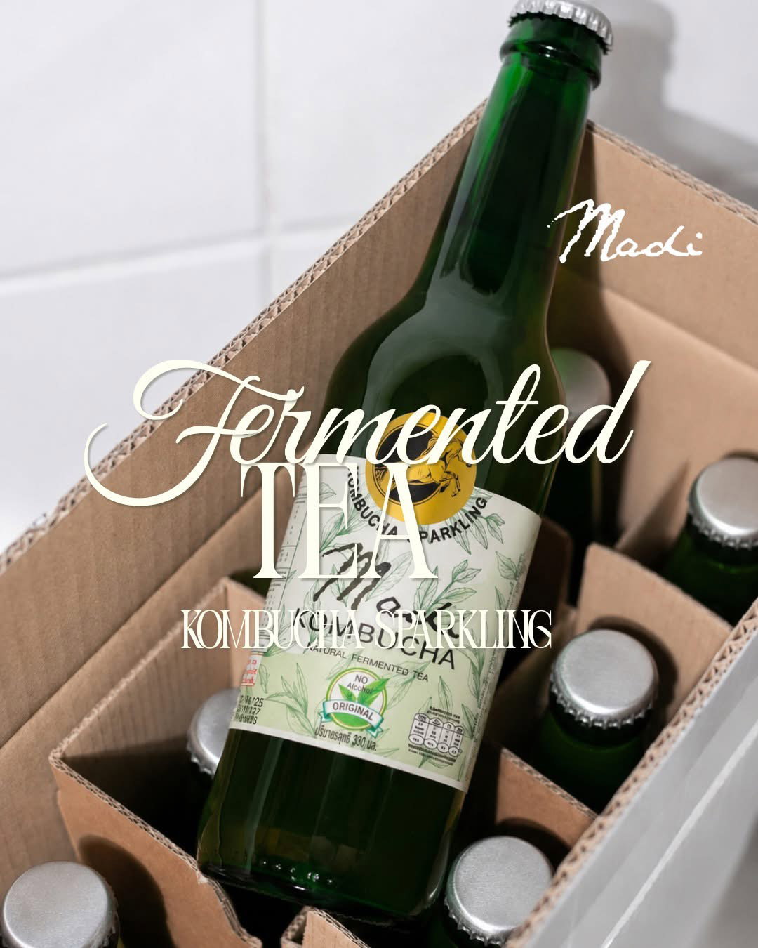 (箱裝)綠Kombucha(Green)康普茶-box*12bt
