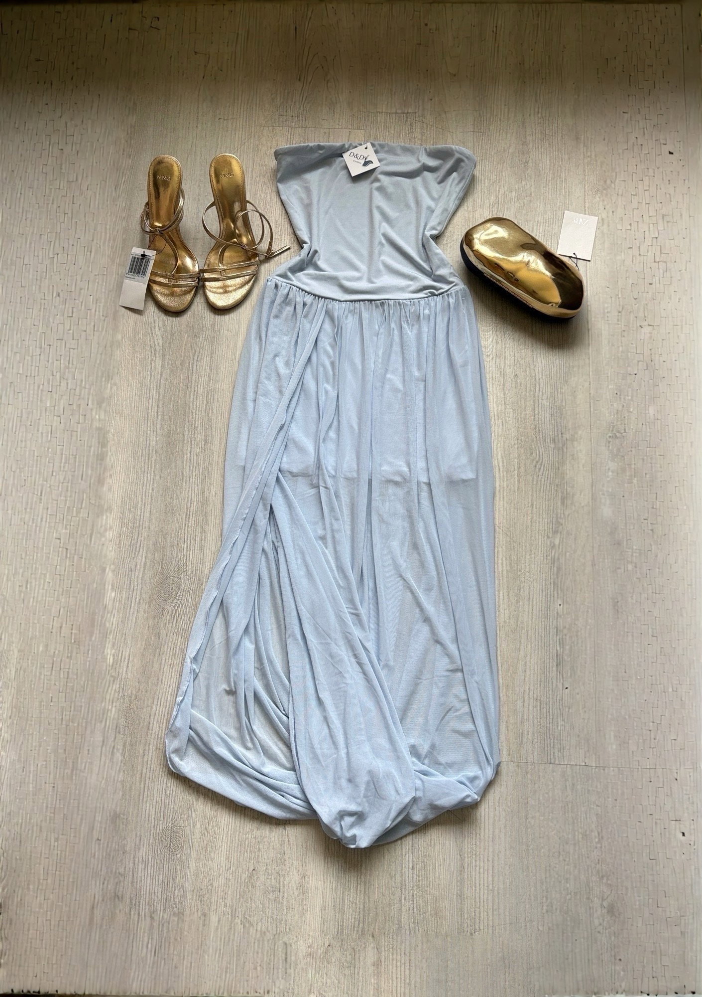 Vestido  azul _0