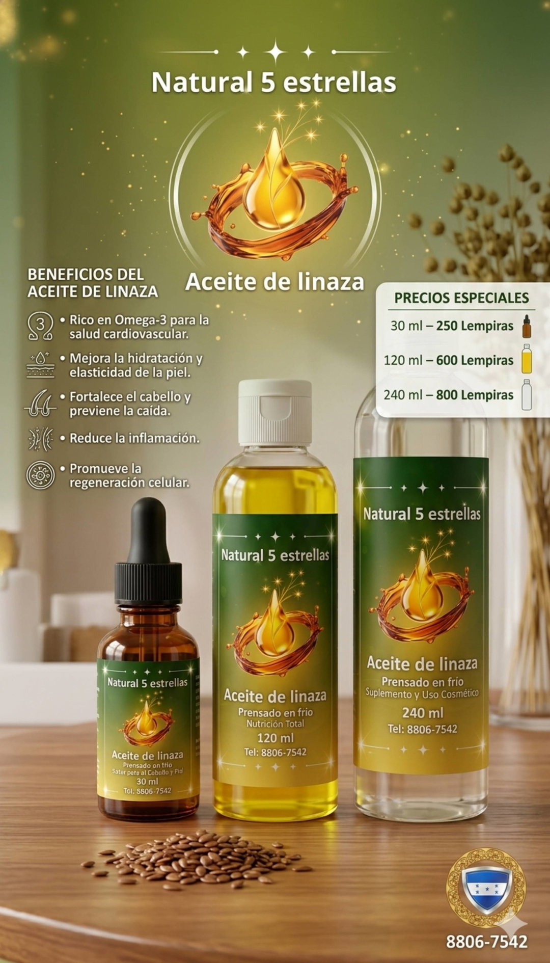 Aceite de linaza