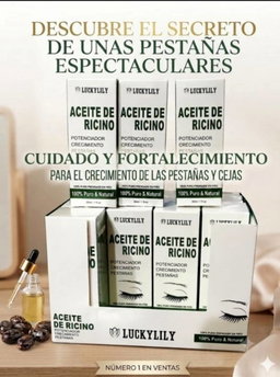 Aceite de ricino para pestañas