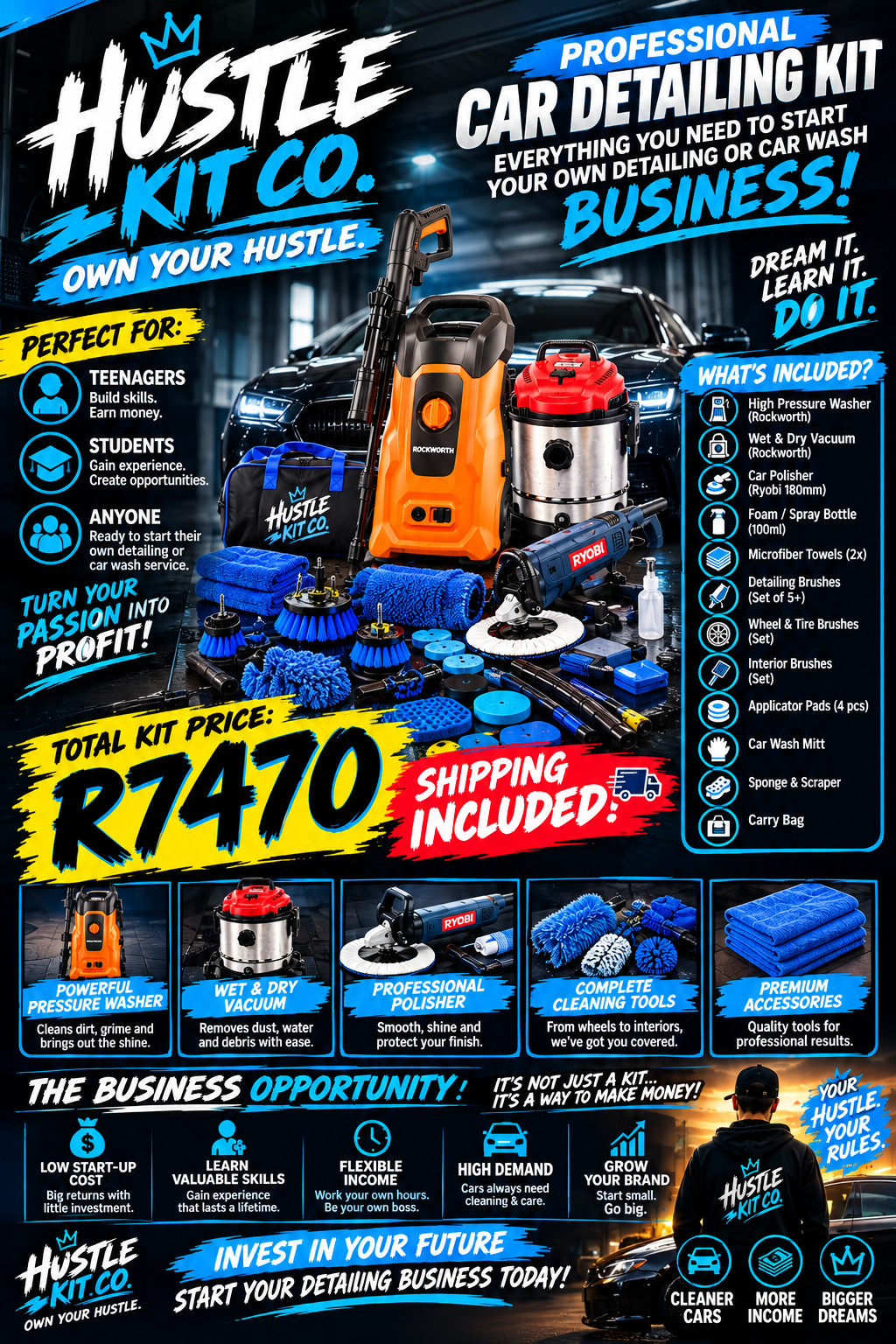 Full Pack Car Detail Kit