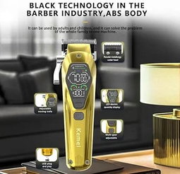 Kemei Rechargeable Hair Clippers 