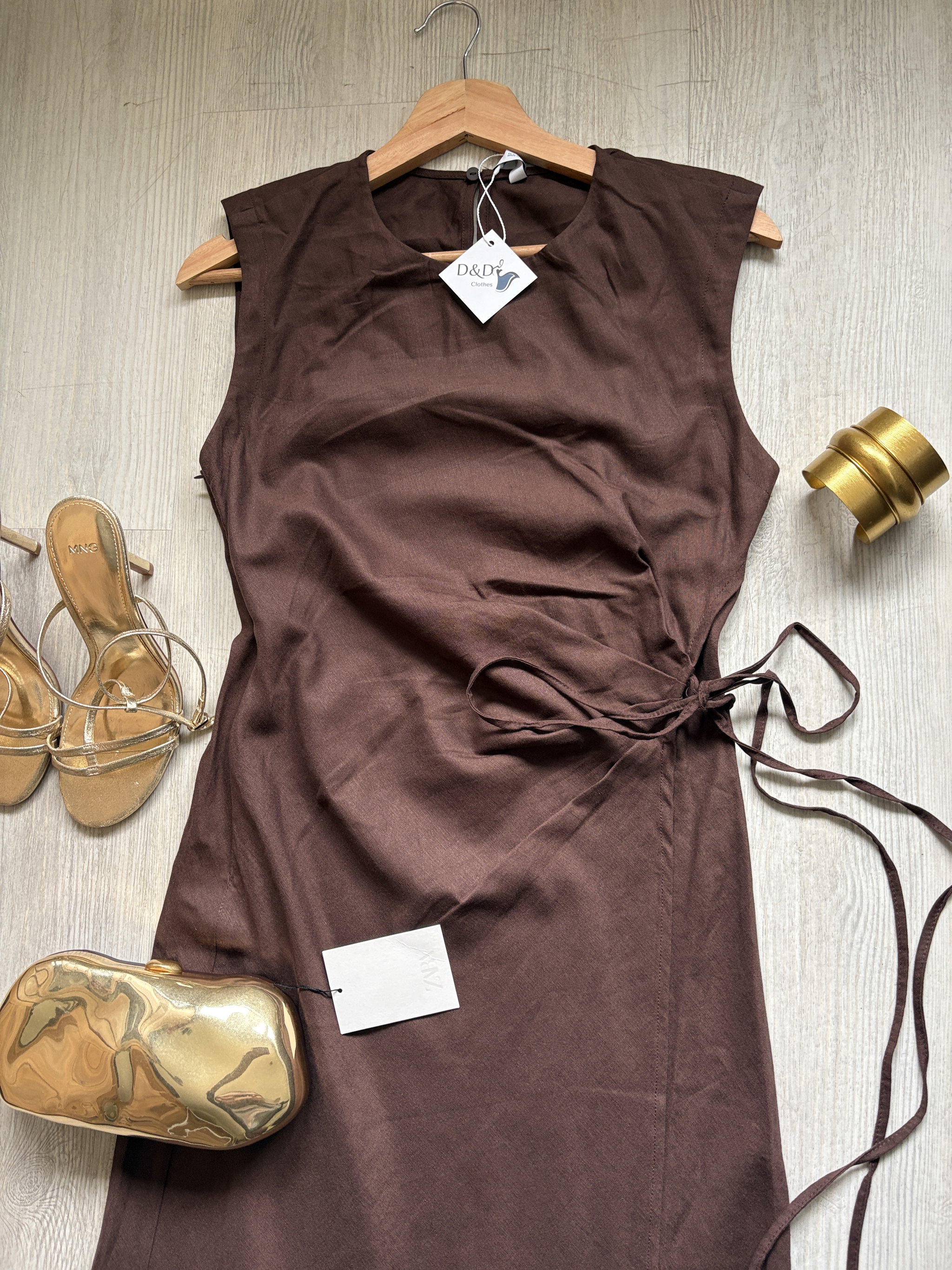 Vestido marrón _1
