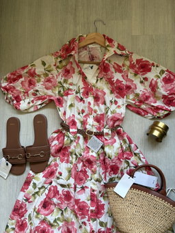Vestido con flores 