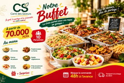 PACK POUR 10 PERSONNES A PARTIR DE 70 000 FCFA