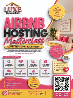 AIRBNB BUSINESS COACHING MASTERCLASS TICKET