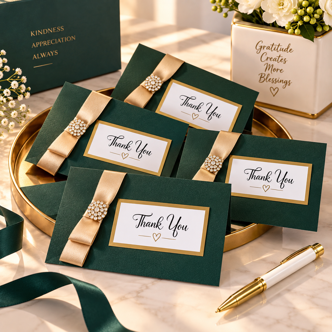 Golden Heart Envelope