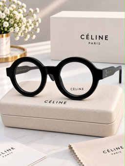 lunettes rondes noires de la marque Céline
