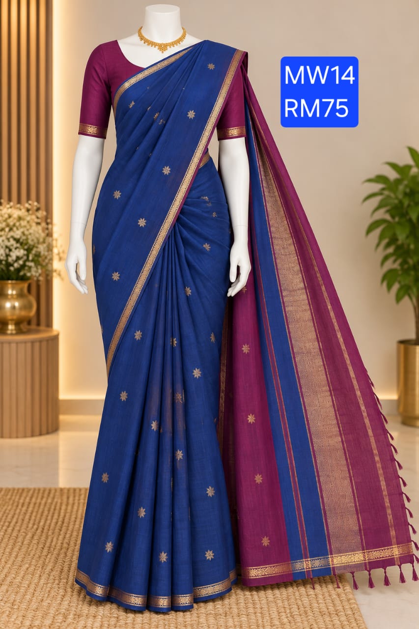 Maheswari cotton saree