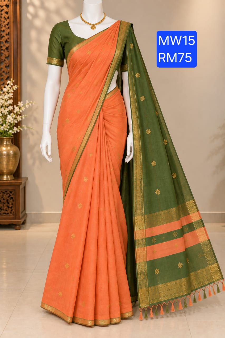 Maheswari cotton saree