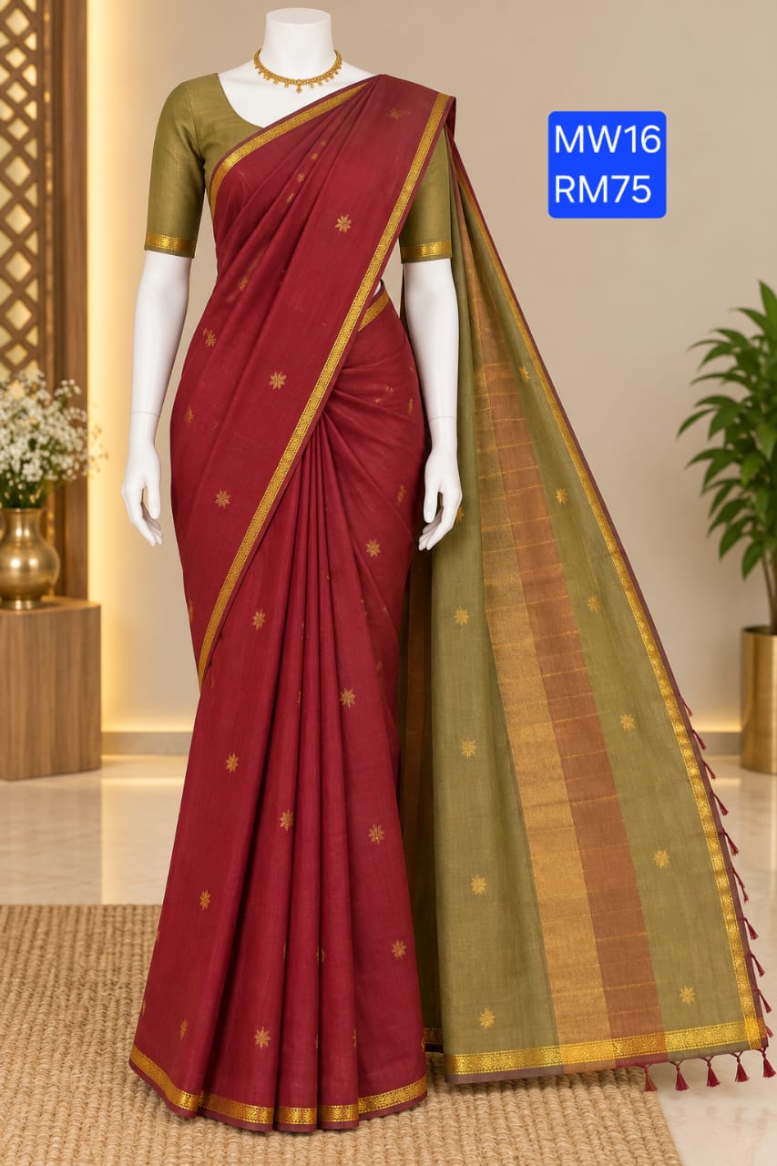 Maheswari cotton saree