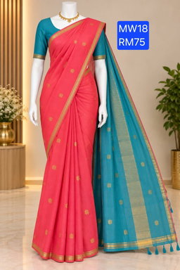 Maheswari cotton saree 