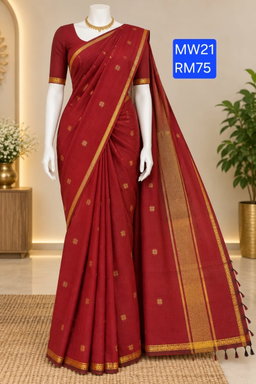 Maheswari cotton saree 