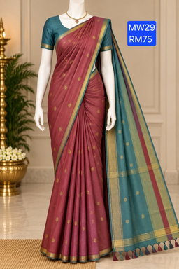 Maheswari cotton saree 