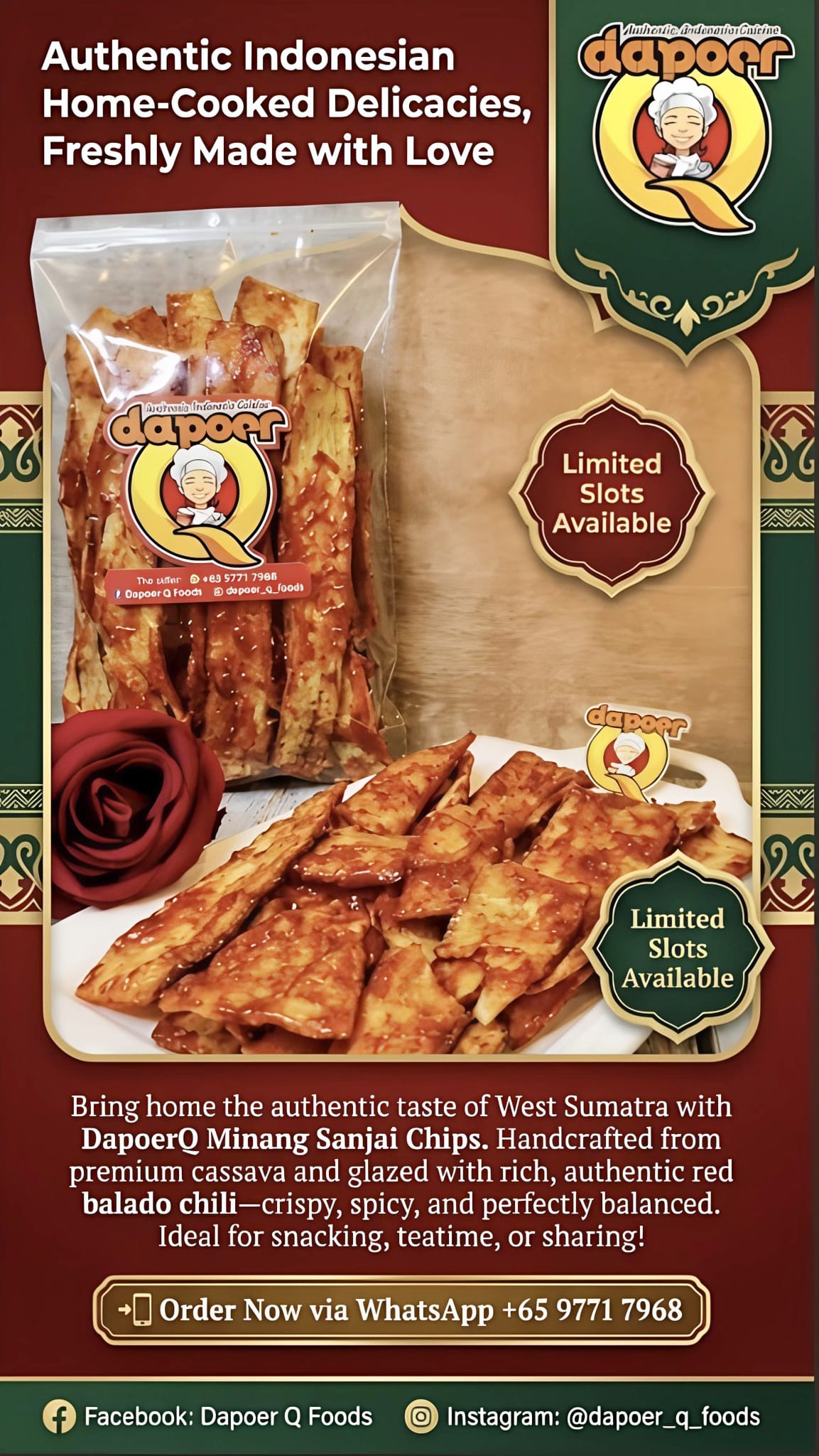 Spicy Casava Chips/Keripik Singkong Balado_1