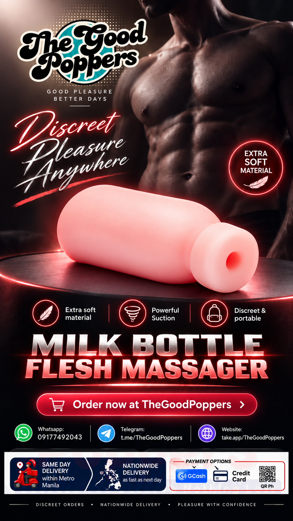 Milk Bottle Flesh Massager