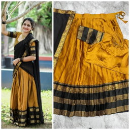 South-style Kanjivaram silk lehenga JK