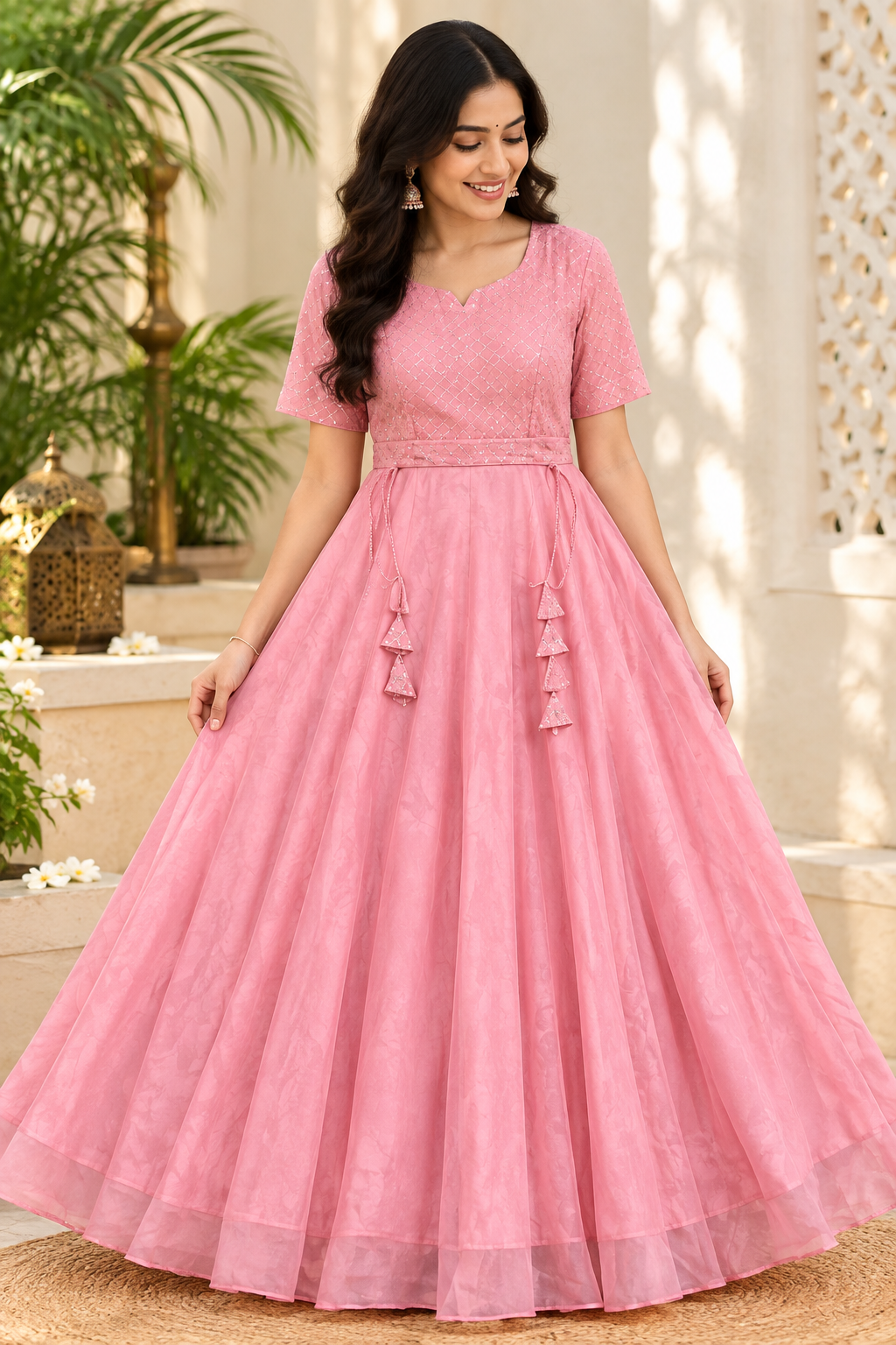 Exquisite  Sparkling Anarkali. JK _2