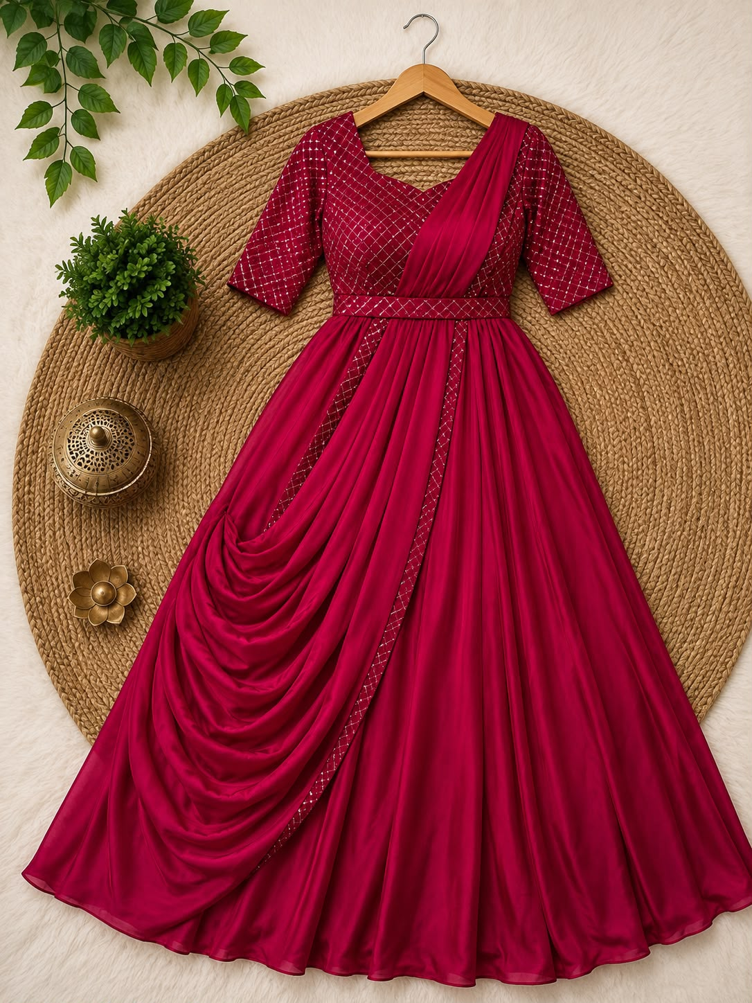 Exquisite  Sparkling Anarkali. JK _3