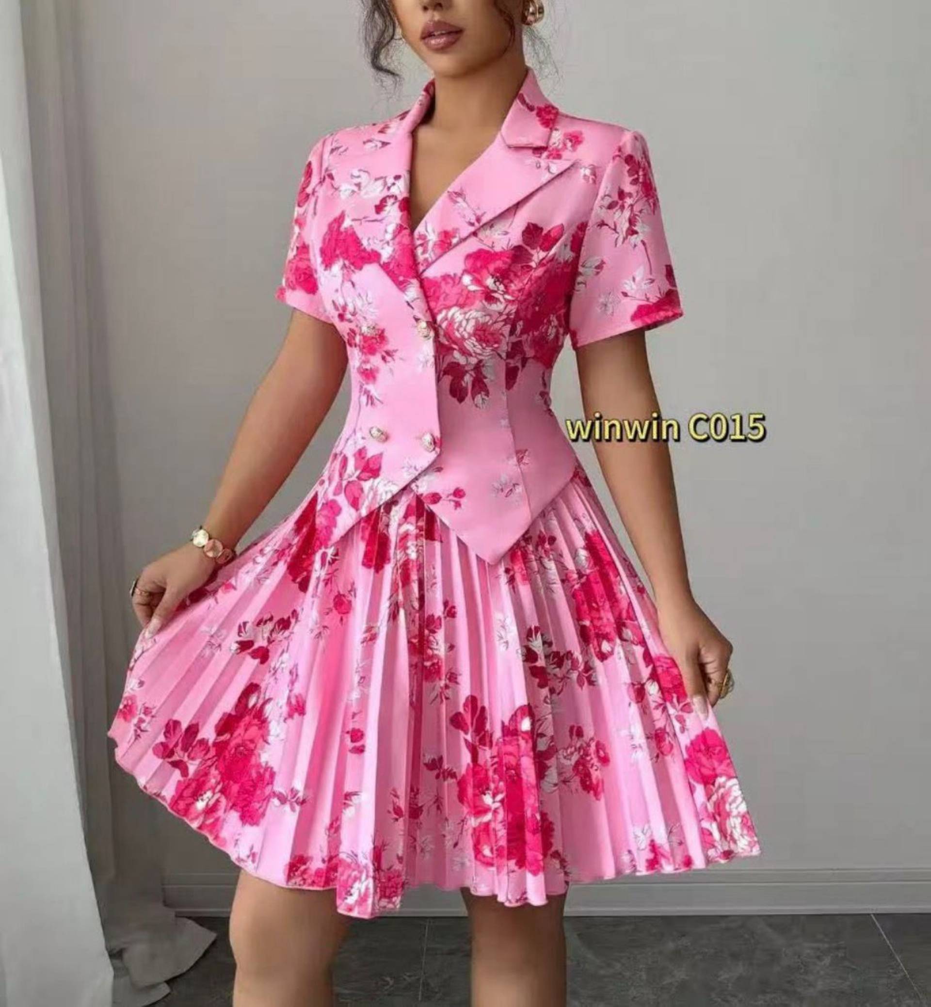 Ladies Floral 2 piece