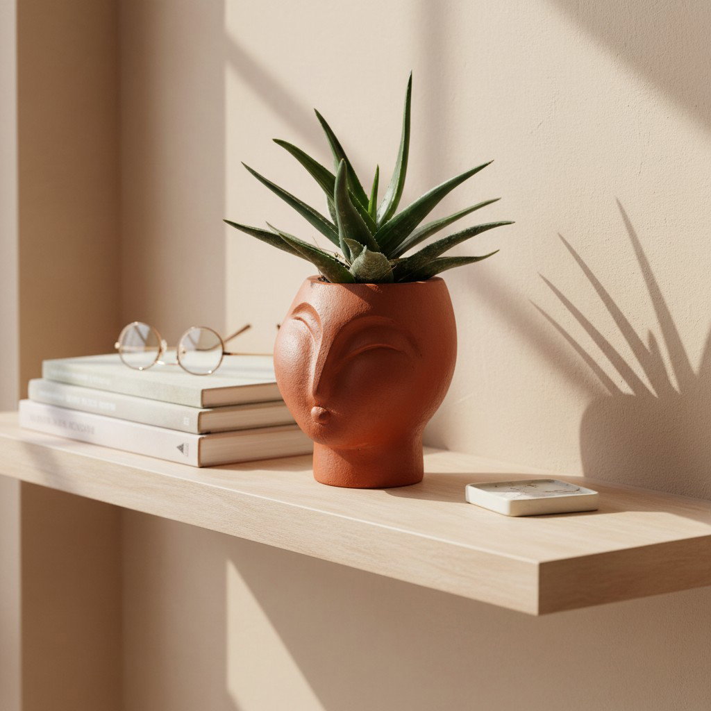 Handmade Clay Pot + Plant_2