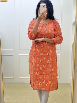 Fancy Cotton Printed Kurti STK
