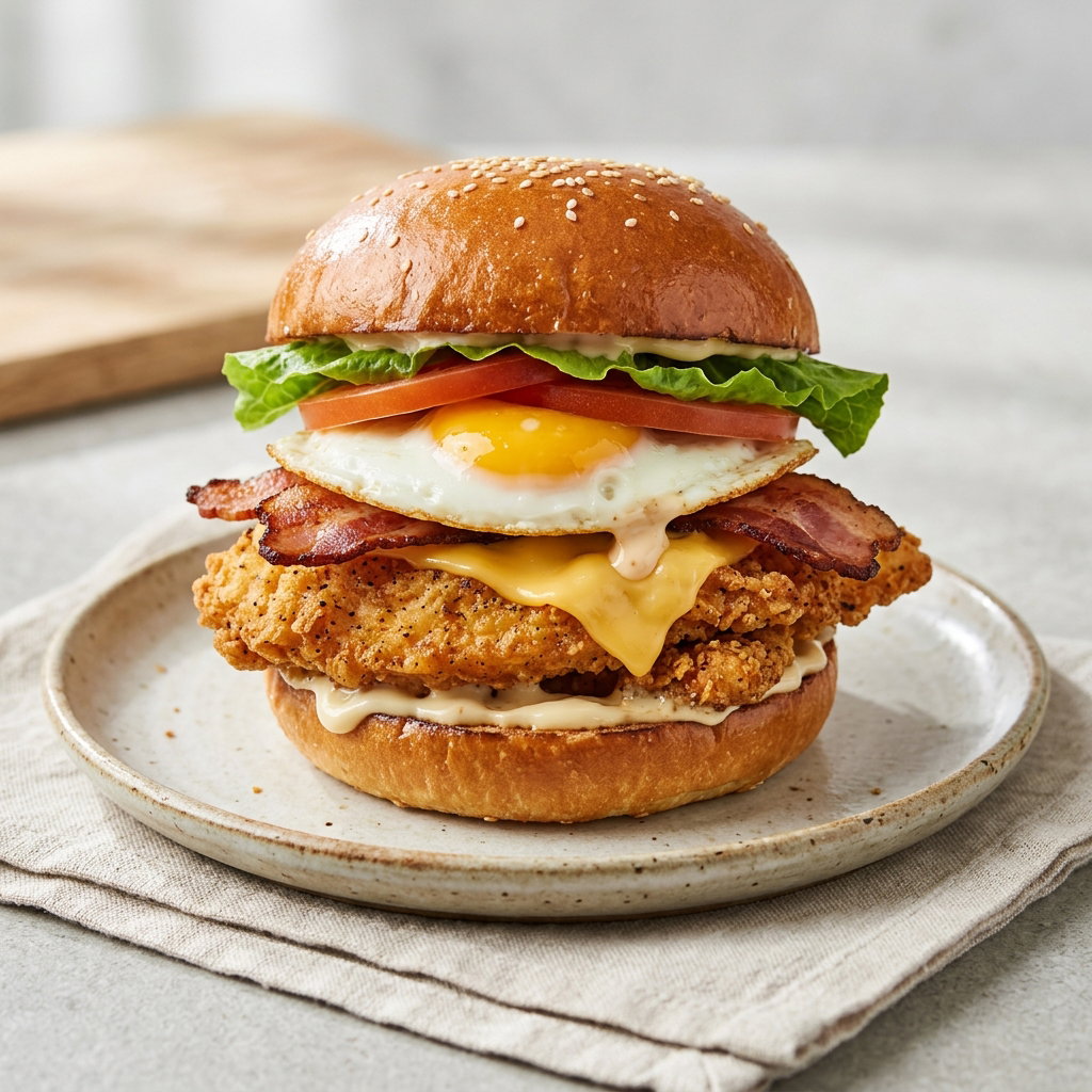 Aussie chicken burger_0