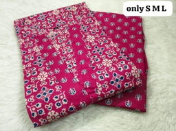Pure Jaipuri Discharge Print Kurti Pant Set RS  