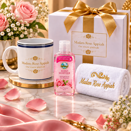 Face Towel + Sanitizer + Mug Combo