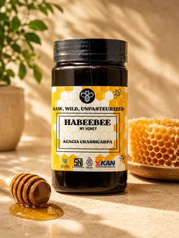 HaBeeBee Wild Acacia Honey (Raw & Unblended)