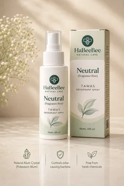 HaBeeBee Natural Tawas Collection — Deodorant Spray 100ml