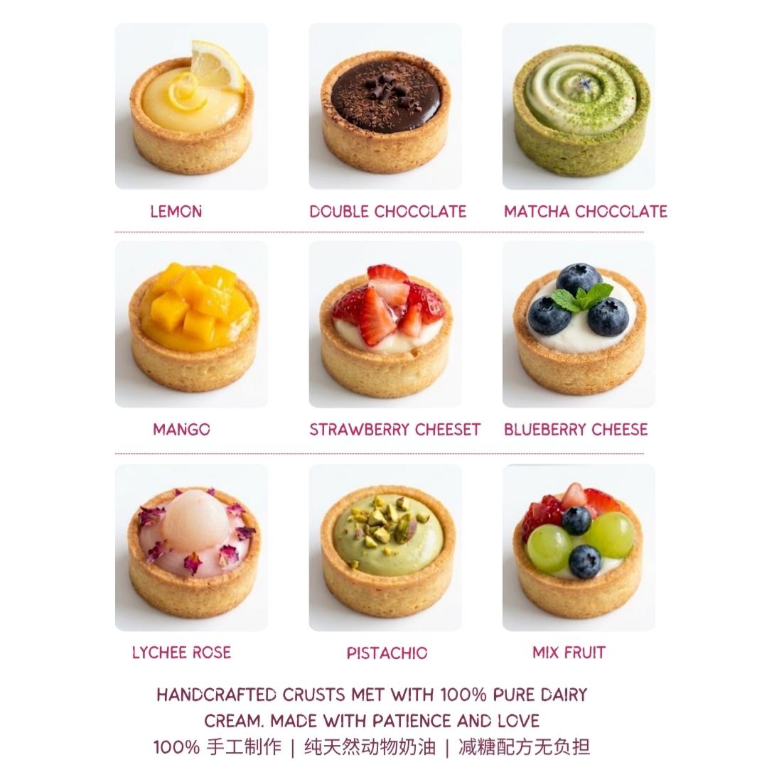 Mini Fruit Tart 12pcs (4 Flovour)