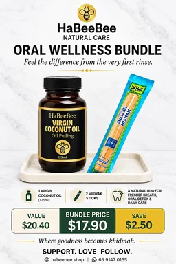 HaBeeBee Daily Oral Care Bundle - Everyday essentials for healthier smiles.