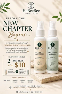 HaBeeBee Freshness Bundle - Everyday freshness from head to toe.