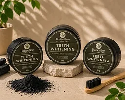 HaBeeBee Bamboo Charcoal Teeth Whitening Powder