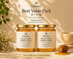HaBeeBee Brazilian Spring Wildflower Honey (Raw & Unblended)