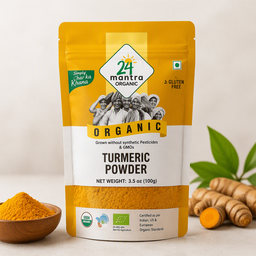 24 Mantra Turmeric Powder Organic - 3.5 oz