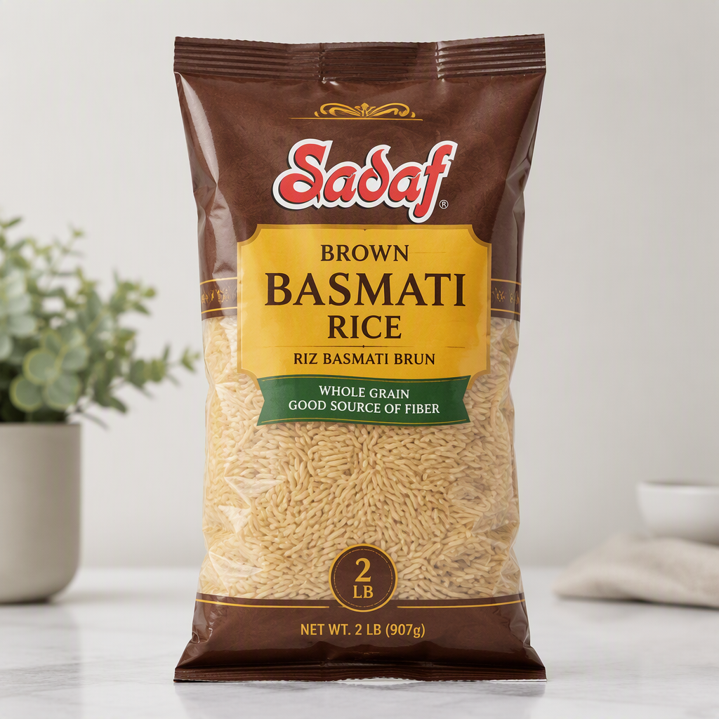 Sadaf Brown Basmati Rice - 2 lb_0