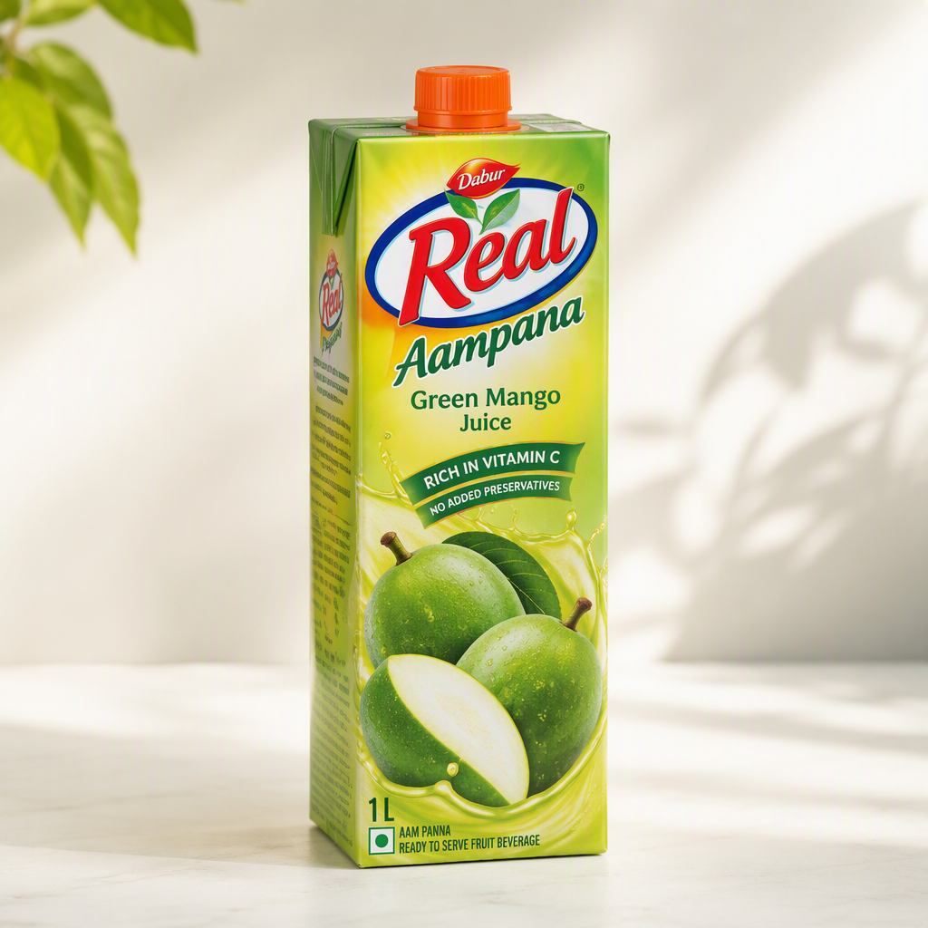 Dabur Real Aampana Green Mango Juice - 1 L