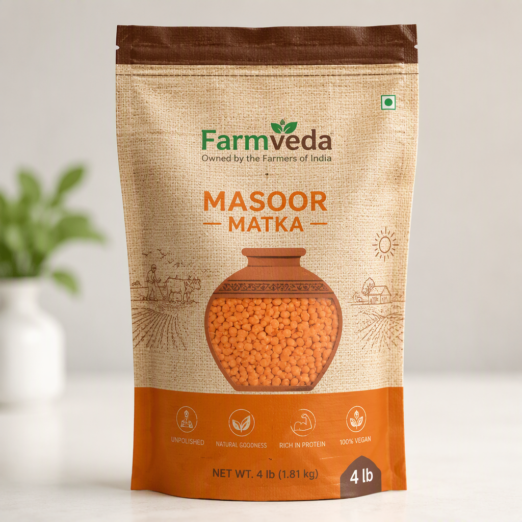 Farmveda Masoor Matka - 4 lb_0