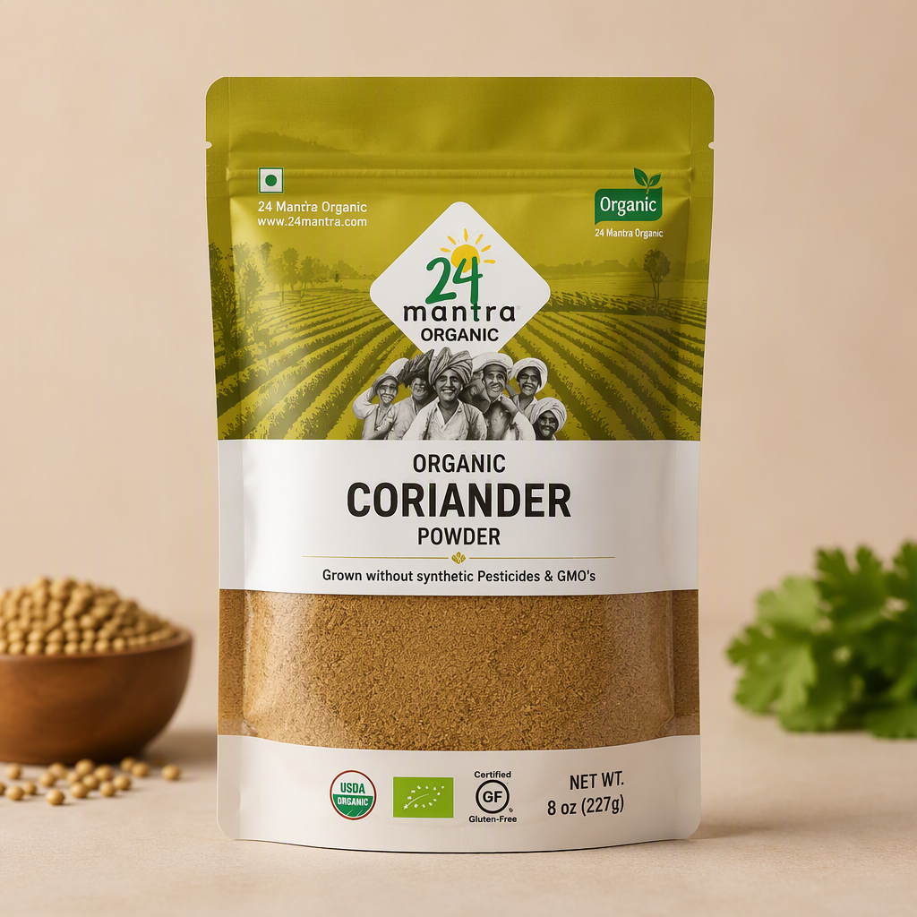24 Mantra Organic Coriander Powder - 8 oz