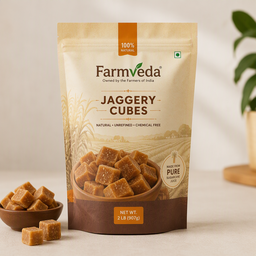 Farmveda Jaggery Cubes - 2 lb