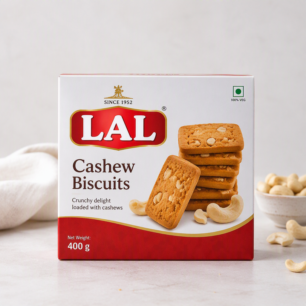 Lal Cashew Biscuits - 400 g