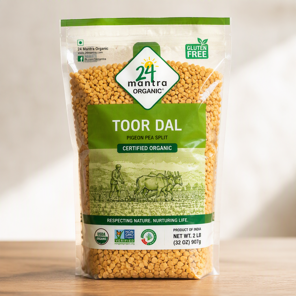 24 Mantra Organic Toor Dal - 32 oz