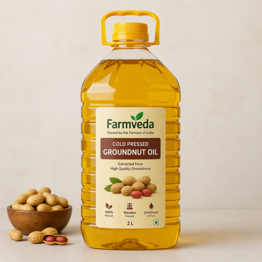 Farmveda Cold Pressed Groundnut Oil