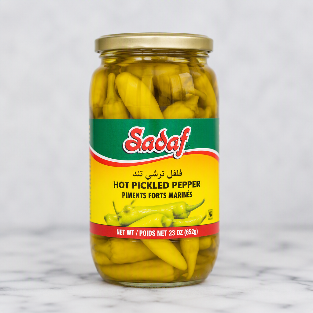 Sadaf Hot Pickled Pepper - 23 oz