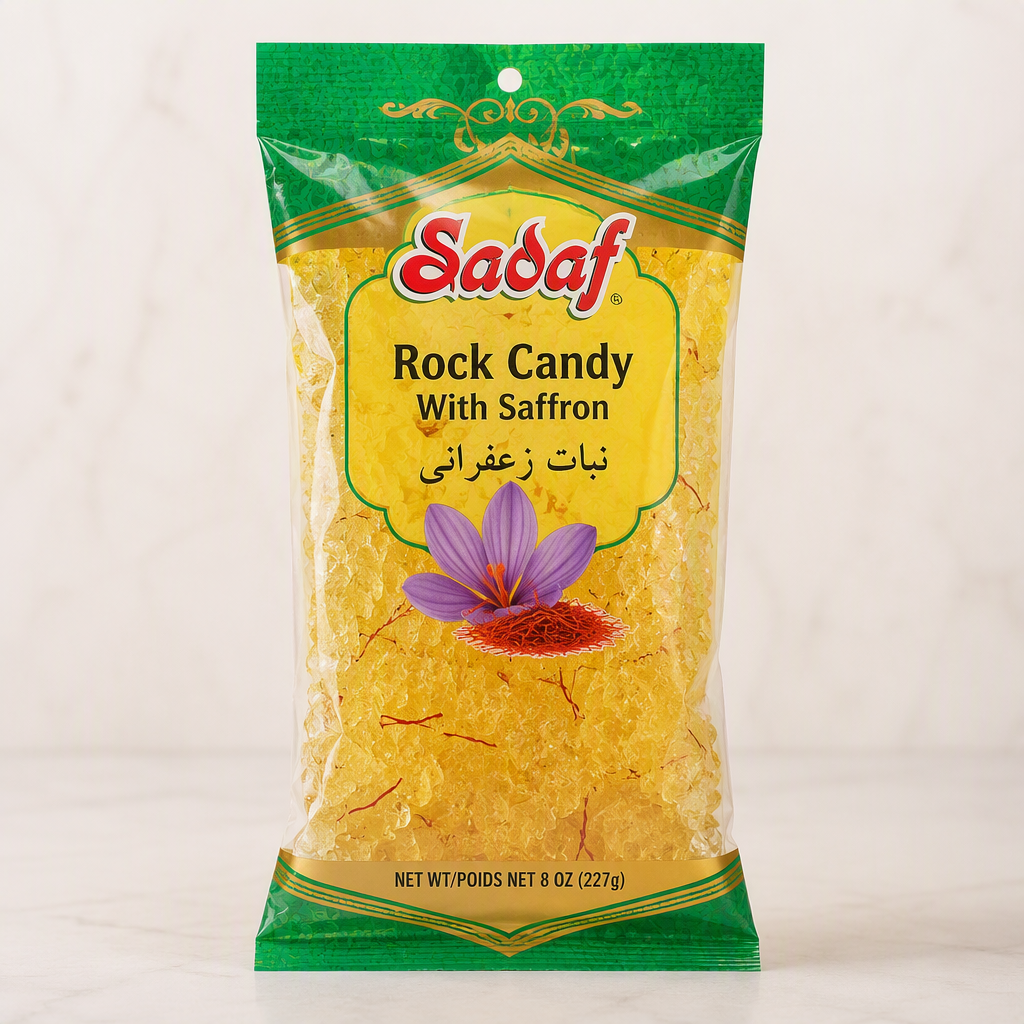 Sadaf Rock Candy With Saffron - 8 oz