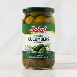 Sadaf Pickled Cucumbers with Dill - 670 g