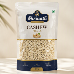 Shrinath Cashew Pieces - 200 g