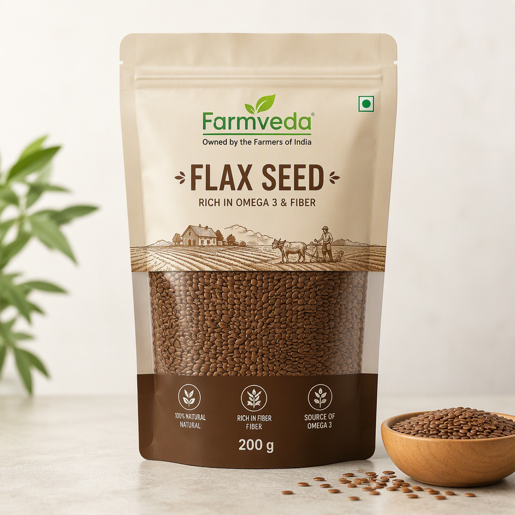 Farmveda Flax Seed - 200 g